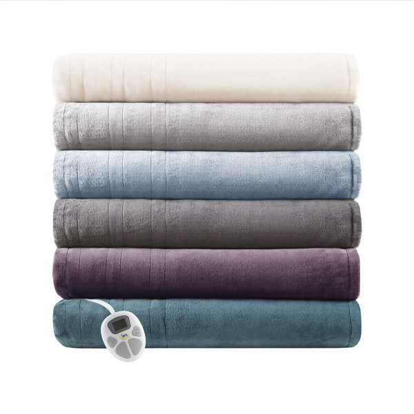 Serta Plush Heated Blanket & Reviews Wayfair